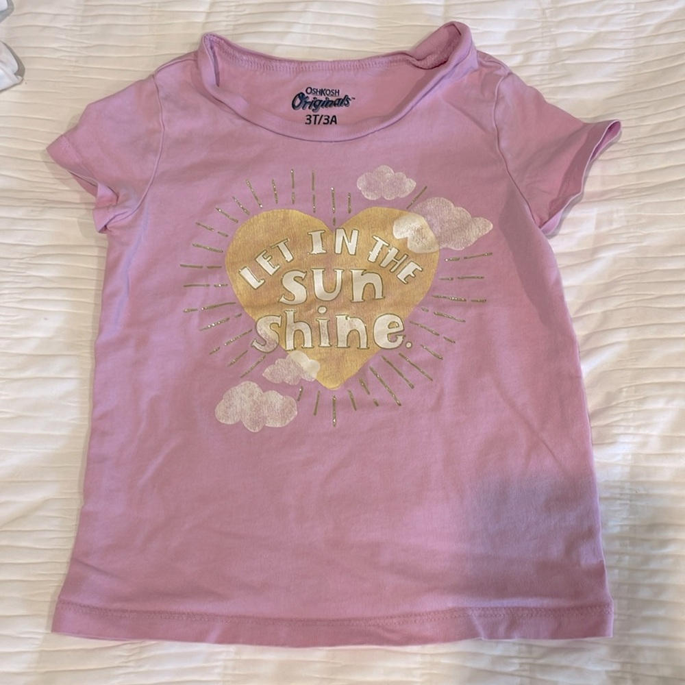 OSH GOSH | Let In The Sun Shine shirt | 3T